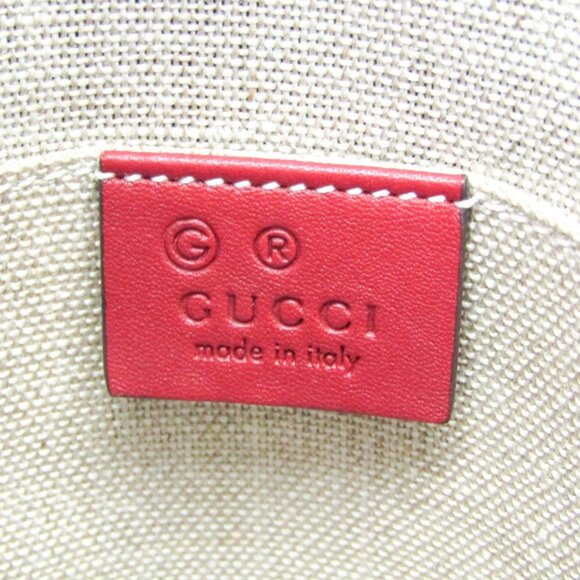 GUCCI Authentic Red Leather Shoulder Bag - Picture 11 of 13
